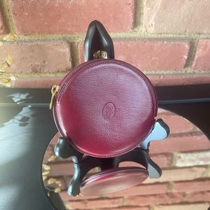 🔥Vintage🔥 Authentic 🔥 Cartier round coin wallet.